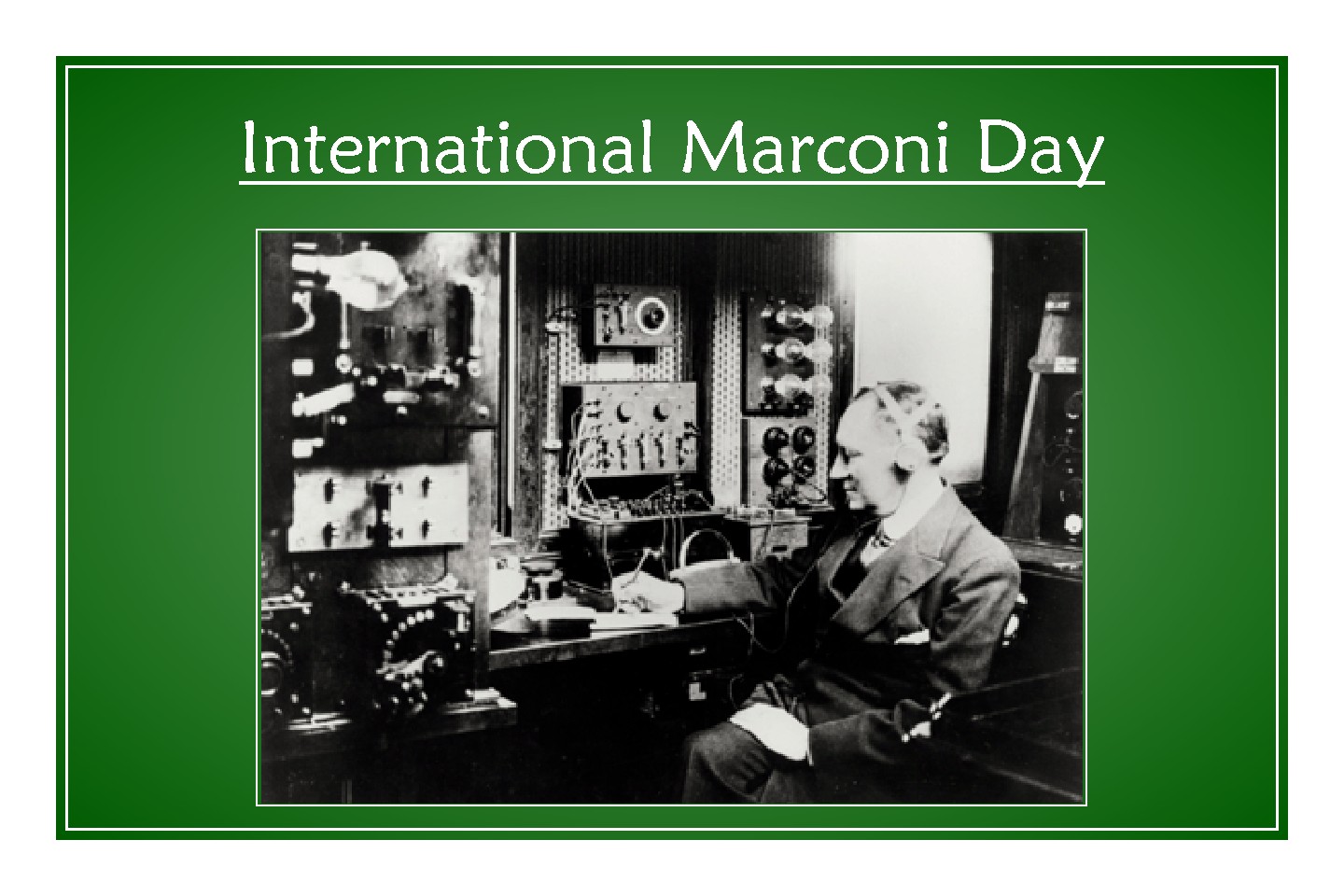 International Marconi Day 2024 Calendar Dehlia Layney